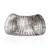 Stainless Steel Pie Cuts welded into tube shown from the bottom with welding detail.