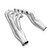Pair of SBFDFT-AFR Ford small block turbo headers down and forward design AFR cylinder head bolt pattern 304SS .065 wall tubing 1-7/8 inch primary tubes 3 inch slip fit collectors fully TIG welded