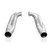 Down and forward turbo headers SBFDFT-AFR Ford small block AFR heads 304 stainless steel 1-7/8 primary diameter 3 slip fit outlet TIG welded back purged .065 wall thickness