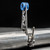 90 Degree Band Clamp Trick Hanger, installed on tube section