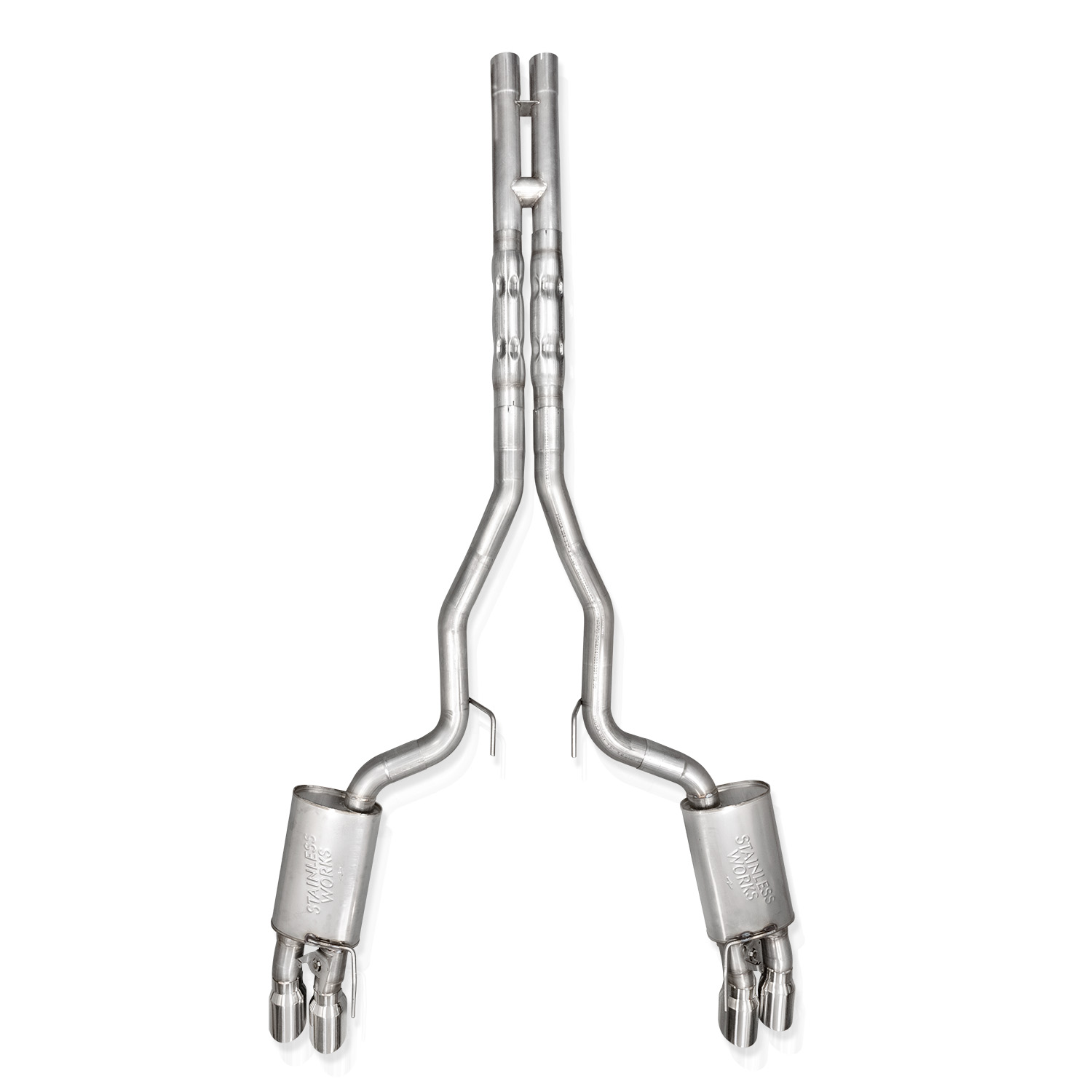 2024-26 Mustang GT Catback – Quad Tips, Legend/Redline, X/H Pipe