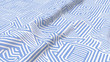 1005-3 Print Baby Blue & White (Folded View)