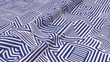 1005-2 Print Blue & Pink (Folded View)