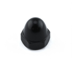 Aluminium Dome Nut M4x(0.70mm) (DIN1587) Black