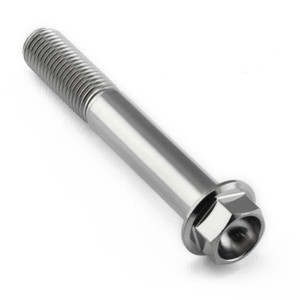 Titanium Flanged Hex Head Bolt M10x(1.25mm)x65mm Titanium Flanged Hex Head Bolt M10x(1.25mm)x65mm