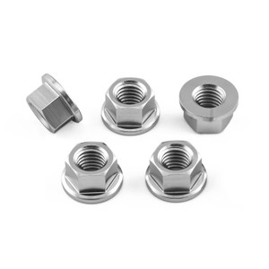 Titanium Sprocket Nuts M10x(1.50mm) Pack x5 Titanium Sprocket Nuts M10x(1.50mm) Pack x5