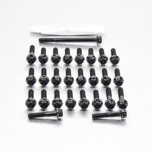 Aluminium Engine Kit Kawasaki ER6-N Race Spec Etched Black