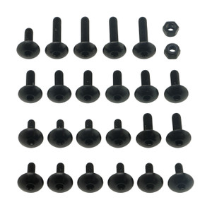 Aluminium Fairing Kit Yamaha YZF R6 08-16 Black