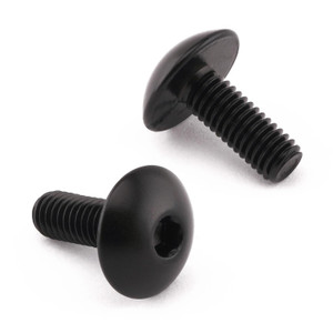 Aluminium Chain Guard & Rear Hugger Bolt Kit Black