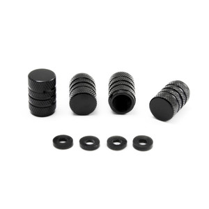Aluminium Valve Dust Cap Pack x4 Black Aluminium Valve Dust Cap Pack x4 Black