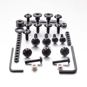 Aluminium Fairing Kit Kawasaki ER6-N 12-16 Black