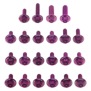 Aluminium Body Panel Kit Yamaha YZ250 -250F Race Spec Etched Purple