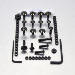 Titanium Fairing Kit Kawasaki Z250 SL Black