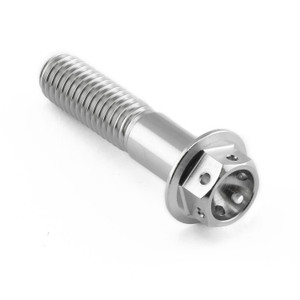 Stainless Steel Flanged Hex Head Bolt M8x(1.25mm)x35mm Race Spec Stainless Steel Flanged Hex Head Bolt M8x(1.25mm)x35mm Race Spec