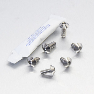 Stainless Steel ABS Sensor Mount Bolts Front Rear & Plate