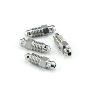 Stainless Steel Bleed Nipple M8x(1.25mm) Front Brake Master Cylinder Pack x4
