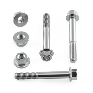 Stainless Steel Chain Guard & Rail Honda CRF450R Flanged Hex