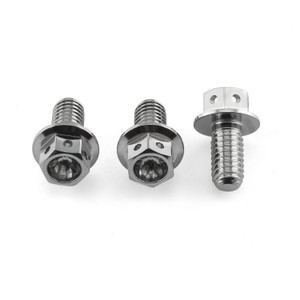 Stainless Steel Disc Bolts Front M6x12mm Pack x3 Race Spec