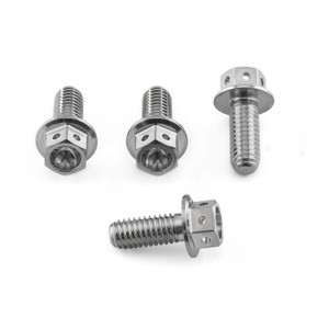 Stainless Steel Disc Bolts Rear M6x15mm Pack x4 Race Spec