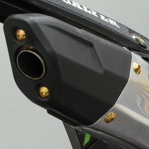 Stainless Steel Exhaust End Cap Bolt Kit Gold Fitted