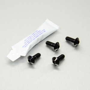 Stainless Steel Heel Plate Bolt Kit Black