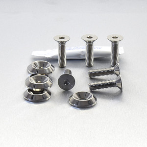 Stainless Steel Rider Footrest Hanger Bolt Kit