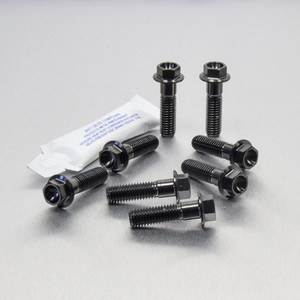 Stainless Steel Top & Bottom Yoke Pinch Set Black