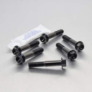 Stainless Steel Top & Bottom Yoke Pinch Set Black