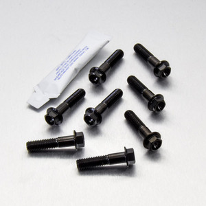 Stainless Steel Top & Bottom Yoke Pinch Set Black