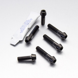 Stainless Steel Top & Bottom Yoke Pinch Set Black