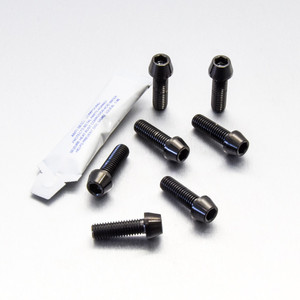 Stainless Steel Top & Bottom Yoke Pinch Set Black