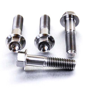 Titanium Front Axle Pinch Bolt Kit