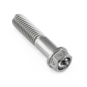 Titanium Flanged Hex Head Bolt M8x(1.25mm)x35mm Race Spec 12.45mm Flange Titanium Flanged Hex Head Bolt M8x(1.25mm)x35mm Race Spec 12.45mm Flange