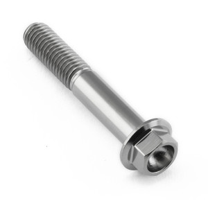 Titanium Flanged Hex Head Bolt M8x(1.25mm)x49mm
