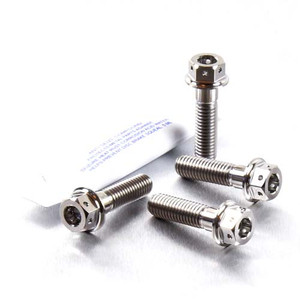 Titanium Pillion Footrest Hanger Bolt Kit DualDrive