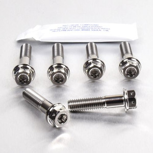 Titanium Top & Bottom Clamp Yoke Pinch Kit DualDrive