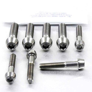 Titanium Top & Bottom Clamp Yoke Pinch Kit