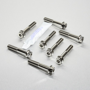 Titanium Top & Bottom Clamp Yoke Pinch Kit DualDrive