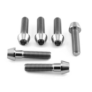 Titanium Top & Bottom Clamp Yoke Pinch Kit