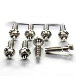Titanium Top & Bottom Clamp Yoke Pinch Kit