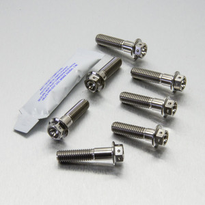 Titanium Top & Bottom Clamp Yoke Pinch Kit Race Spec