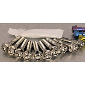 Titanium Top & Bottom Clamp Yoke Pinch Kit