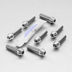 Titanium Top & Bottom Clamp Yoke Pinch Kit