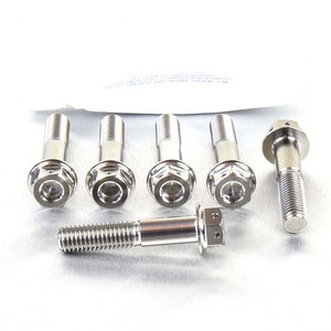 Titanium Top & Bottom Clamp Yoke Pinch Kit DualDrive