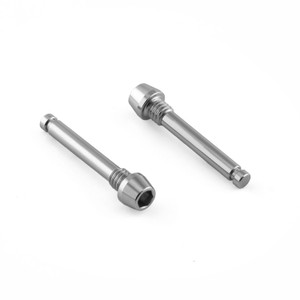 Titanium Cycle Brake Pad Retaining Pin M4x(0.70mm)x22.8mm Tapered Socket Cap - SRAM Pack x2 Titanium Cycle Brake Pad Retaining Pin M4x(0.70mm)x22.8mm Tapered Socket Cap - SRAM Pack x2