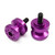 Aluminium Paddock Stand Bobbin M8x(1.25mm) Pack x2 Purple