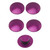 Aluminium Button Insert M10 (Fits 8mm AK) Pack x5 Purple