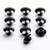 Aluminium Button Insert M6 (Fits 5mm AK) Pack x10 Black