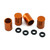 Aluminium Bleed Nipple Cover M7 Pack x4 Orange