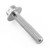 Aluminium Flanged Hex Bodywork Bolt M5x(0.80mm)x25mm Race Spec Etched Silver